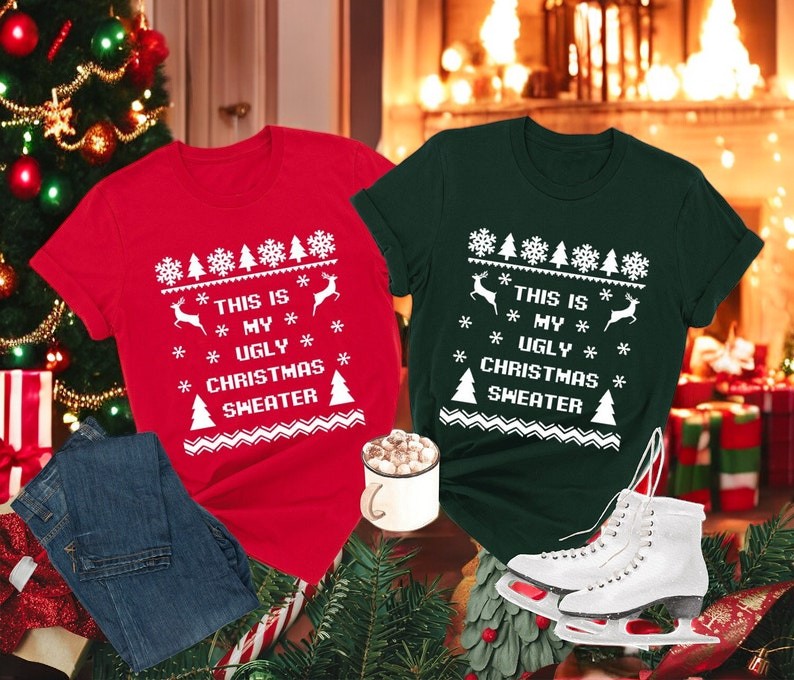 This Is My Ugly Christmas Sweater sweatShirt Product Photo 2