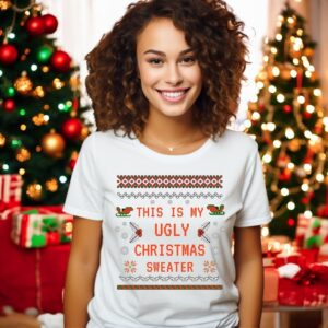 this is my ugly christmas Ugly Christmas Sweater for Women Product Photo 2