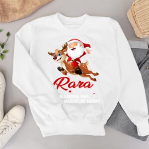 Vintage Xmas Rara Claus Like A Normal Rara Santa Claus Reindeer Merry Christmas Shirt Product Photo 3