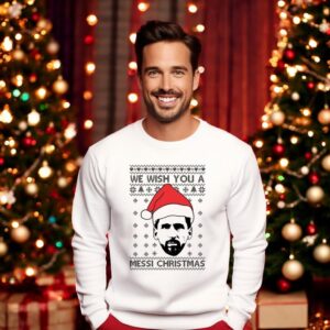 We Wish You A Messi Merry Christmas Sweatshirt Product Photo 3