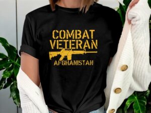 Afghanistan Combat Veteran Shirt Product Photo 3