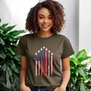 Air Force American Flag Shirt Product Photo 2