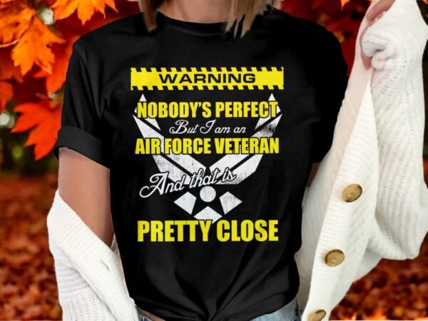 Air Force Veteran T-Shirt Product Photo 1