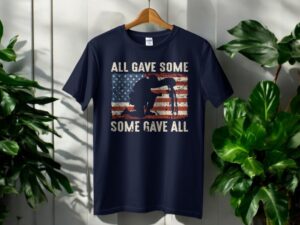 All Gave Some Some Gave All Patriotic Memorial Day Shirt Product Photo 3