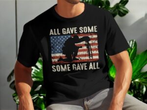 All Gave Some Some Gave All Patriotic Memorial Day Shirt Product Photo 4