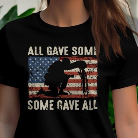 All Gave Some Some Gave All Patriotic Memorial Day Shirt Product Photo 1