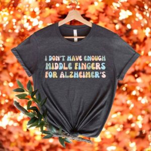 Alzheimer Fighter T Shirt Product Photo 3