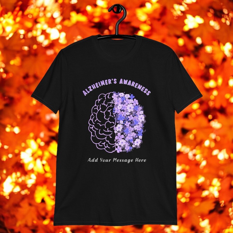 Alzheimer's Awareness Personalized T-Shirt Product Photo 2