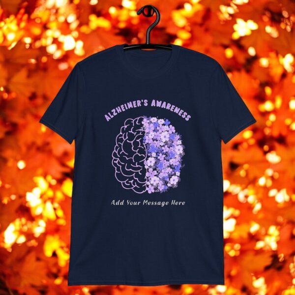 Alzheimer's Awareness Personalized T-Shirt Product Photo 1