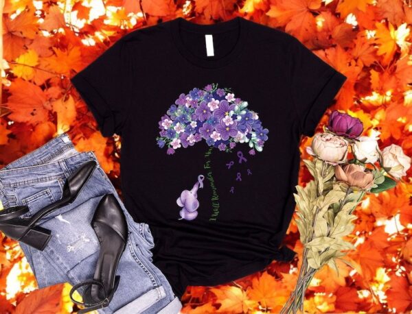 Alzheimers Flower I Will Remember For You Shirt Product Photo 1