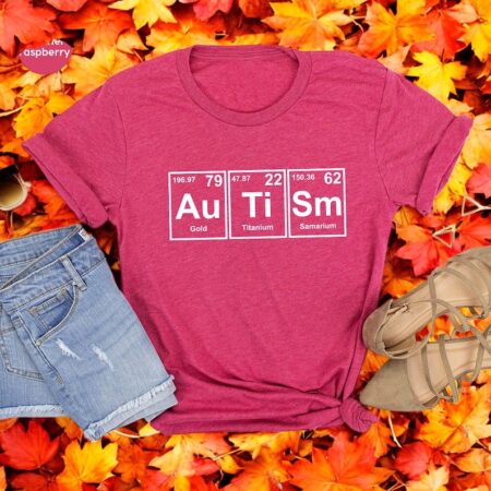 Autism Periodic Table Shirt Product Photo 1