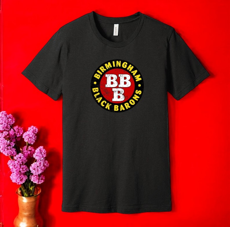 Birmingham Black Barons Throwback Shirt Product Photo 2