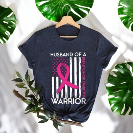 Breast Cancer Awareness Usa Flag T Shirt Product Photo 1