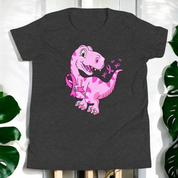 Breast Cancer Dinosaur Cancer Awareness T-Shirt Product Photo 1