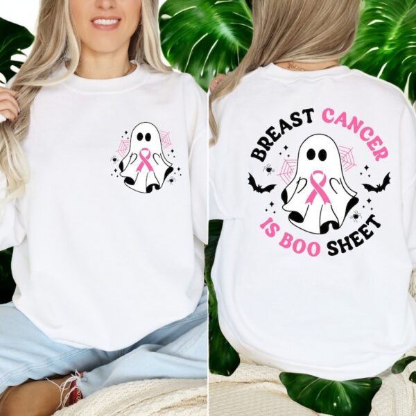 Breast Cancer Is Boo Sheet Shirt Product Photo 1