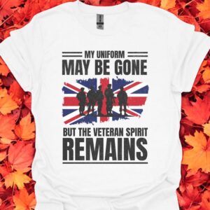 British Veteran My Uniform May Be Gone Shirt Product Photo 2