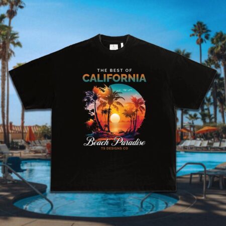 California Beach Paradise, Best Of Ca Coastline Shirt Product Photo 1