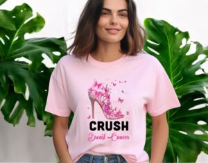 Crush Breast Cancer Pink Shirt Product Photo 2