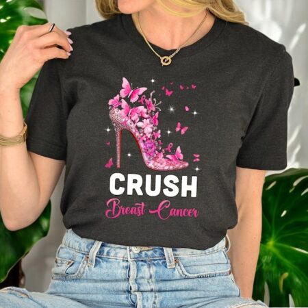 Crush Breast Cancer Shirt Product Photo 1