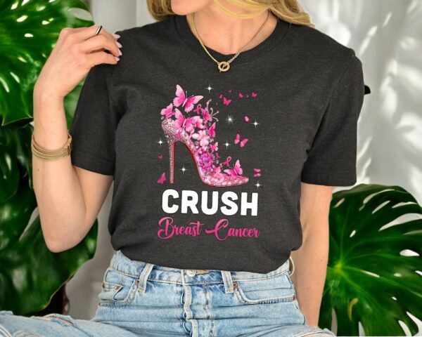 Crush Breast Cancer Shirt Product Photo 1