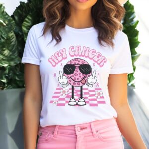 Cute Hey Cancer Awareness Support Squad T-Shirt Product Photo 2