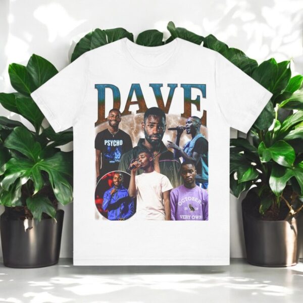 Dave Uk Rapper Vintage 90s Bootleg T-Shirt Product Photo 1