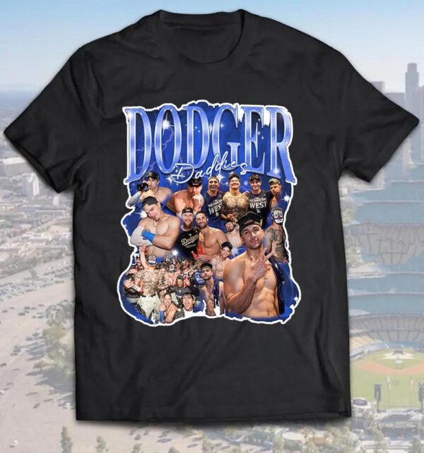 Dodgers Daddies T-Shirt Product Photo 1