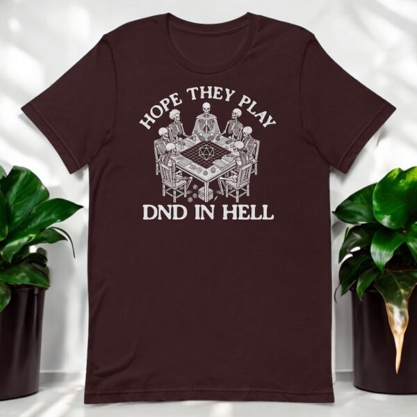 Dungeon Master, Hope They Play D&d In Hell Shirt Product Photo 1