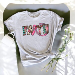 Faith Breast Cancer Breast Cancer Fighter Shirt Product Photo 2