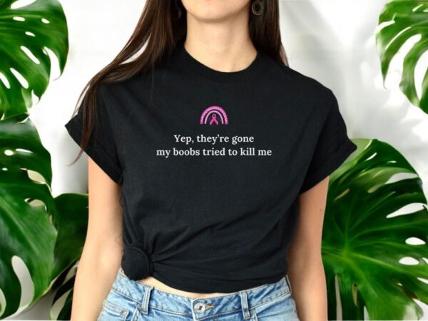 Funny Breast Cancer Survivor Shirt Product Photo 1