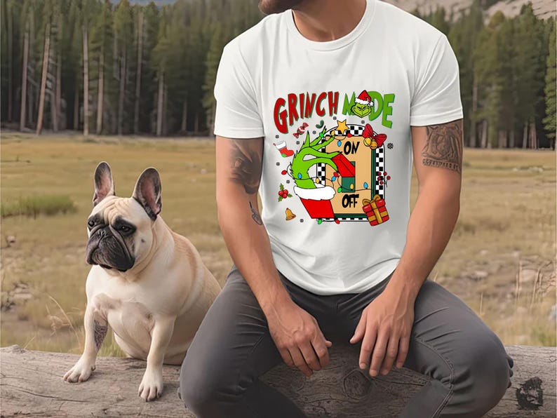 Grinch Mode Christmas Shirt Product Photo 2