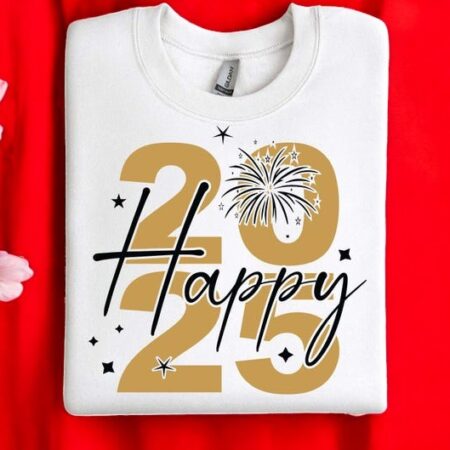 Happy 2025 New Years Party T Shirt Product Photo 1