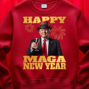 Happy Maga New Year Donald Trump T Shirt Product Photo 2