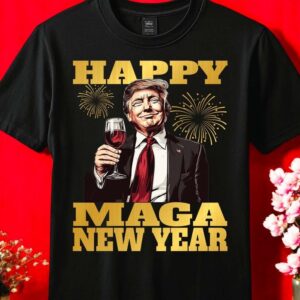 Happy Maga New Year President Trump T Shirt Product Photo 2