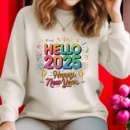 Happy New Year 2025 Sweatshirt Product Photo 1