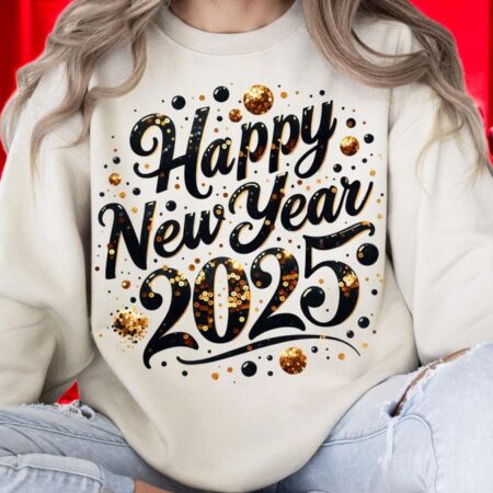 Happy New Year 2025 T Shirt Product Photo 1