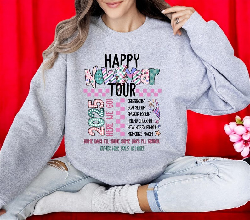 Happy New Year Tour 2025 Shirt Product Photo 2