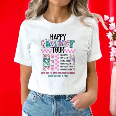 Happy New Year Tour 2025 Shirt Product Photo 1