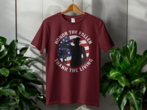 Honor The Fallen Thank The Living T-Shirt Product Photo 2