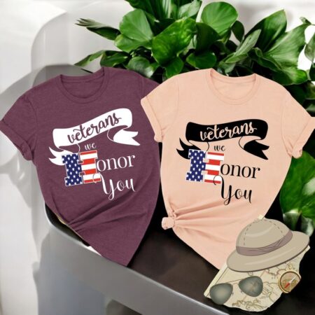 Honor Veteran We Honor You Shirt Product Photo 1