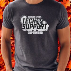 Husband Dad It Support Shirt Product Photo 2