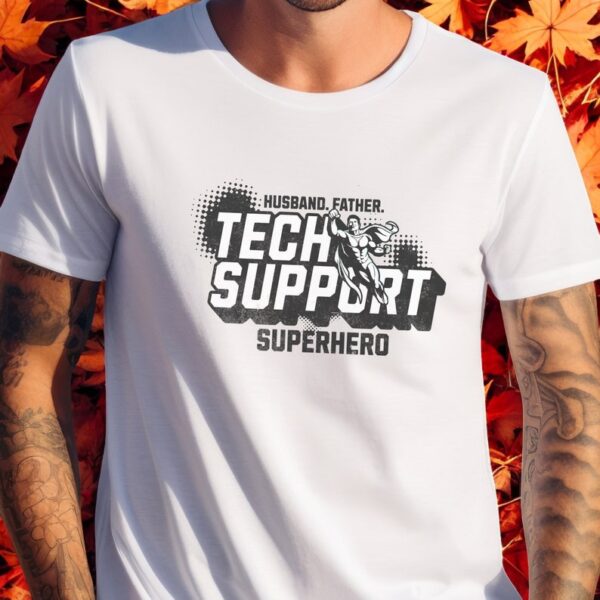 Husband Dad It Support Shirt Product Photo 1