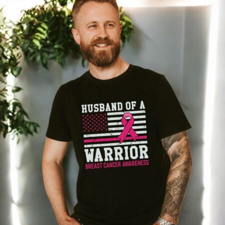 Husband Of A Warrior Shirt Product Photo 1