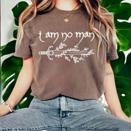 I Am No Man Tshirt Product Photo 1