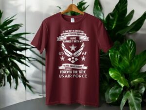 I Have Eaned It With My Forever The Title Us Air Force Veteran T Shirt Product Photo 3