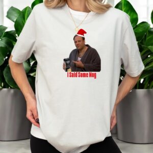 I Said Some Nog, Sopranos Christmas Shirt Product Photo 2