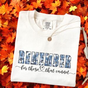 I Will Remember For You, Alzheimer's Awareness Month Shirt Product Photo 2