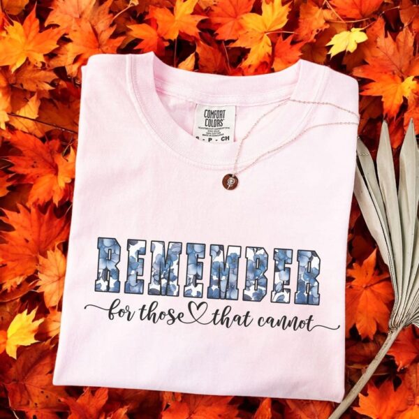 I Will Remember For You, Alzheimer's Awareness Month Shirt Product Photo 1