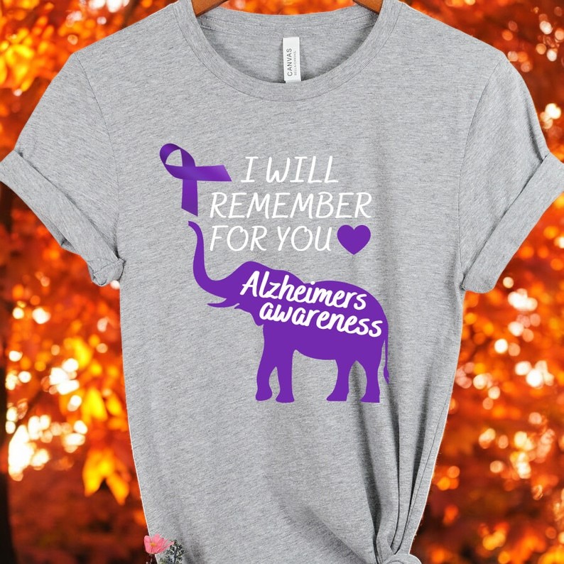 I Will Remember For You Alzheimer's Awareness Shirt Product Photo 2