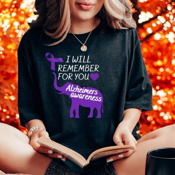 I Will Remember For You Alzheimer's Awareness Shirt Product Photo 1